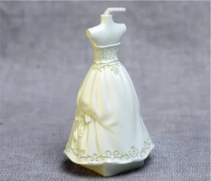 Personalized Gown White Wedding Dress Candle Wholesale