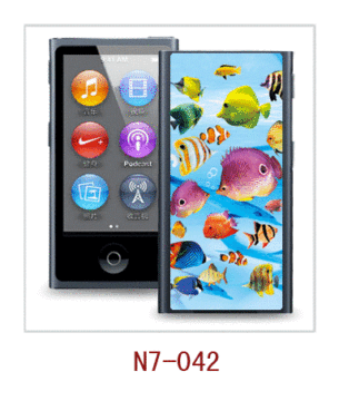 Fishes Picture 3d Case For Ipod Nano7,pc Case Rubber Coated,multiple Colors Available 