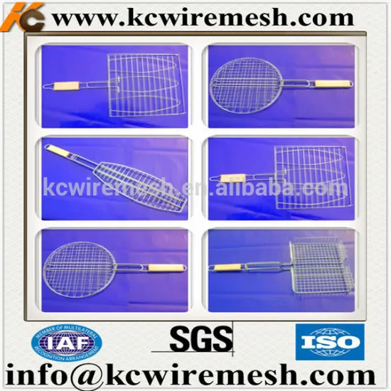 Stainless steel bbq fish grill netting
