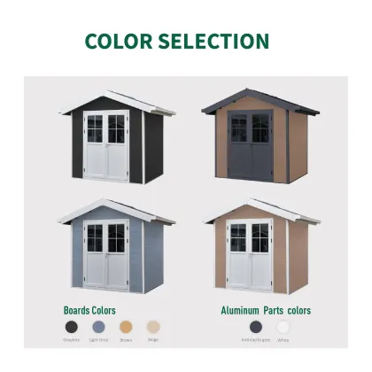 Detachable Professional WPC Function Patio Office Storage Sheds
