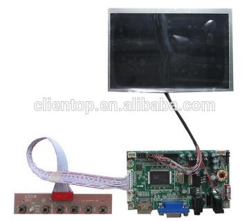 HDMI+VGA +Audio of LCD driver board +HV056WX2-100 5.6 inch LCD panel 1280*800 +LVDS cable +Remote control +OSD keypad