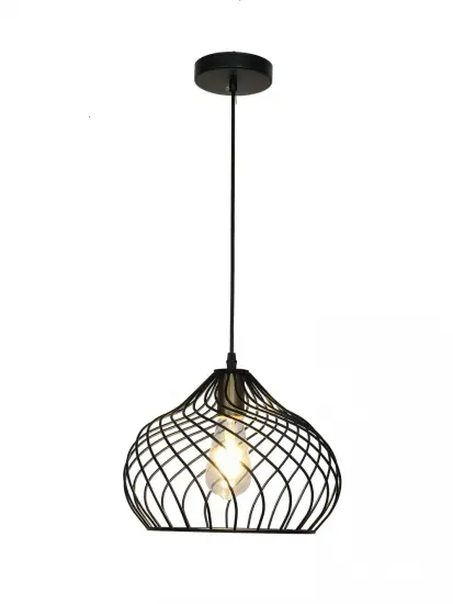 Nordic black birdcage shape metal Chandelier