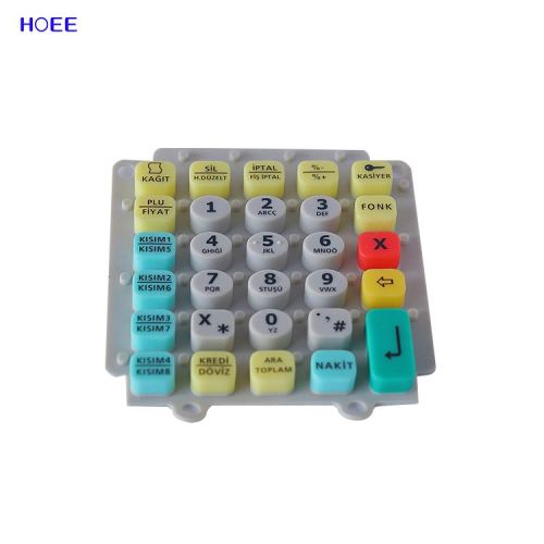 Silicone Rubber Keypad Customized long life time silicone rubber keypad Factory