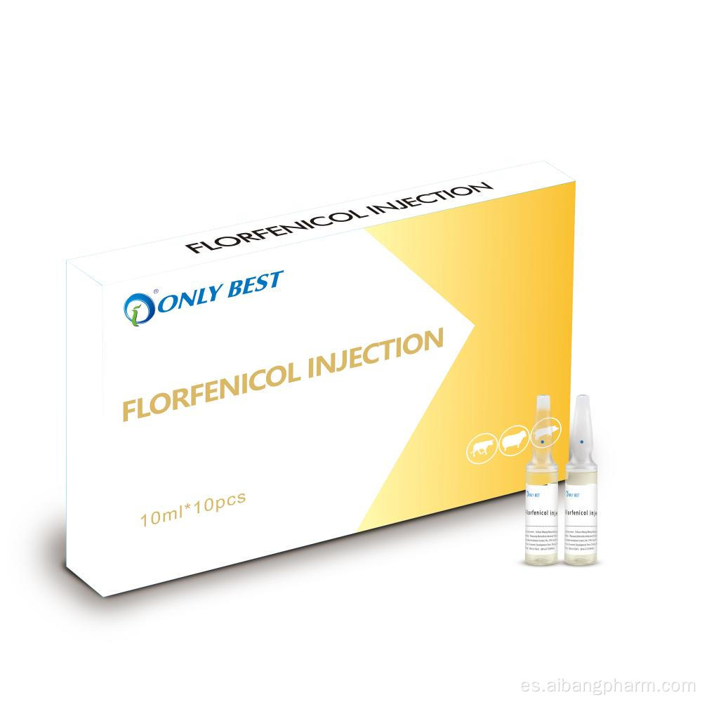 Medicina veterinaria inyección antibacteriana de florfenicol