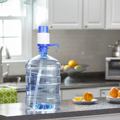 Portable 2-Liter Manual Water Pump Stand - HUAQIANG 18.5x18.5x5cm HQS