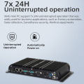 Fanless Industrial Mini PC i7-1165G7 Processor 4K UHD