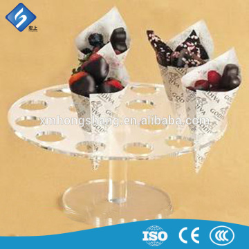 Convenient Acrylic Delicious Snack Display Shelves in Dessert Store