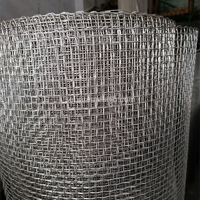 SS Crimped Wire Mesh för gruvdrift och gård