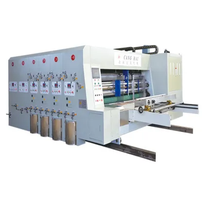 Auto pizza packing box printing die cutting machine