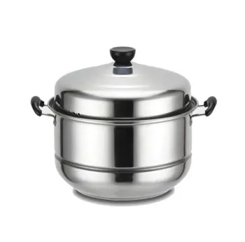 410 Stainless Steel Steamer Pot with Lid