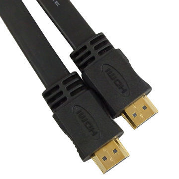 Hot Sale Metal Shell Flat HDMI Cable Supply with FCC, RoHS and CE Marks