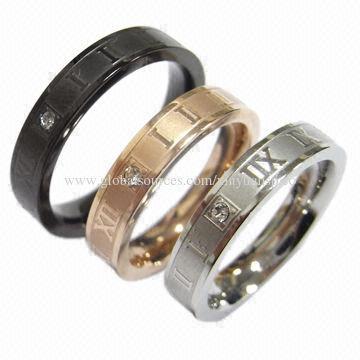 Jewelry Ring, Made of Stainless Steel