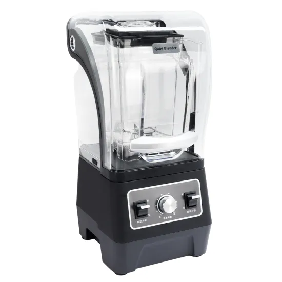 High-Speed Ice Blender: 2L Mute Sound Proof Enclosure with Low Noise for Smoothies and Food Processing