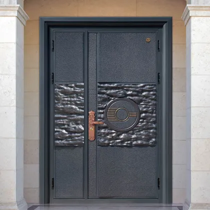 Hot Main Gate Door Grill Design: Mother and Son Door