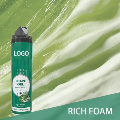 Private Label Sensitive Skin Shaving Gel & Foam for Men