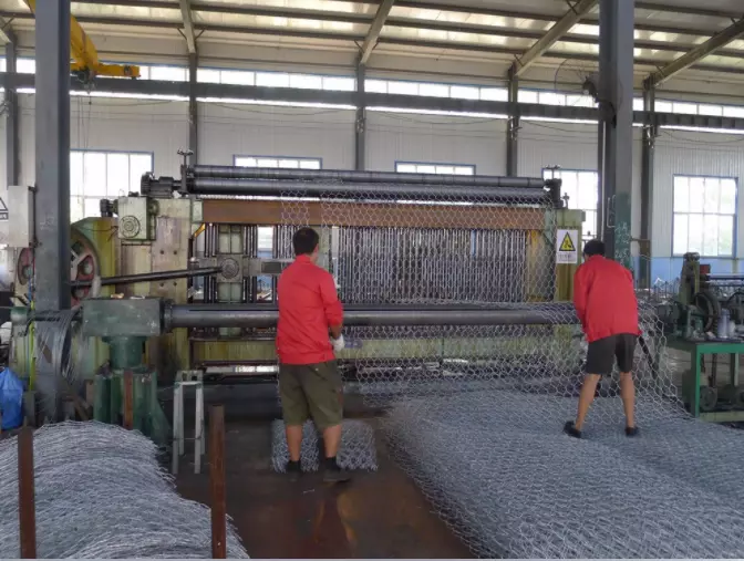 hexagonal highly galvanized woven gabion boxes