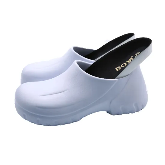 Water-proof slip and oil resistant chef work shoes