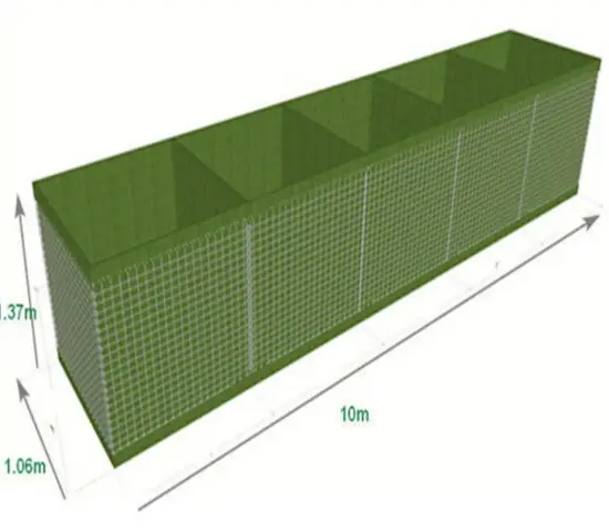 hesco barriers defensive bastion military sand wall
