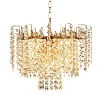 French-inspired Luxury Crystal Chandeliers: Elegant Bedroom and Living Room Lighting Solutions
