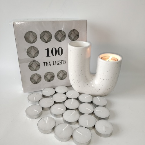 100 pack Diwali unscented white Christmas tealight candle