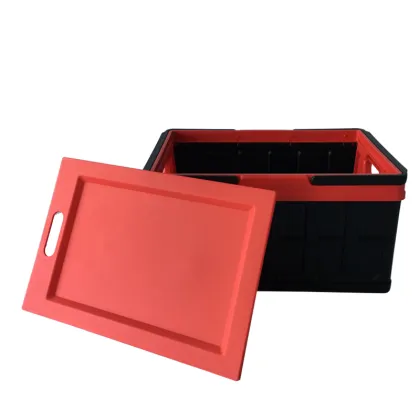 Top Home Storage Basket Collapsible Plastic Supermarket Shopping Basket