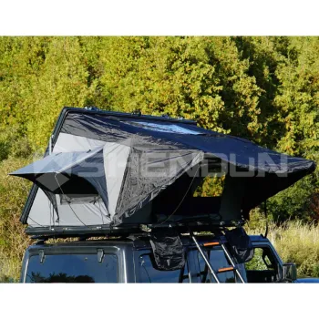 SNDN Automatic Open Folding Hard Shell Roof Top Tent for Offroad Vehicles and Outdoor Camping
