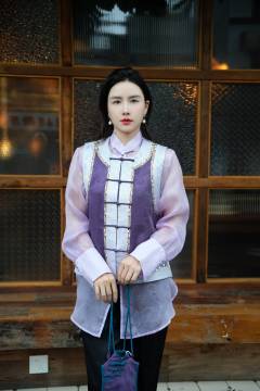 Shisanchai Dinghai Compass Xiangyunsha Patchwork Vest