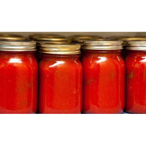 170g botella de vidrio orgánico pasta de tomate