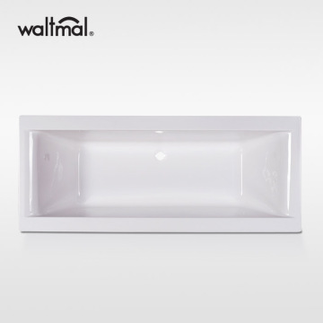 Large Rectangular Acrylic Soaking Drop in Tub