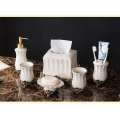 Bathroom luxury design hotel home decoration ceramic bathroom accessory set