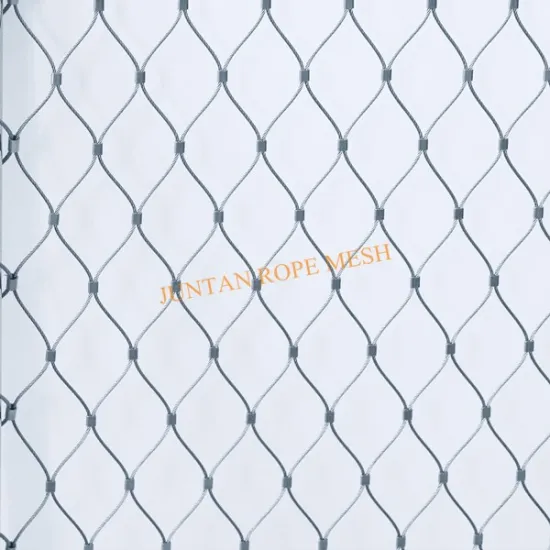 Stainless steel wire rope zoo mesh for protection