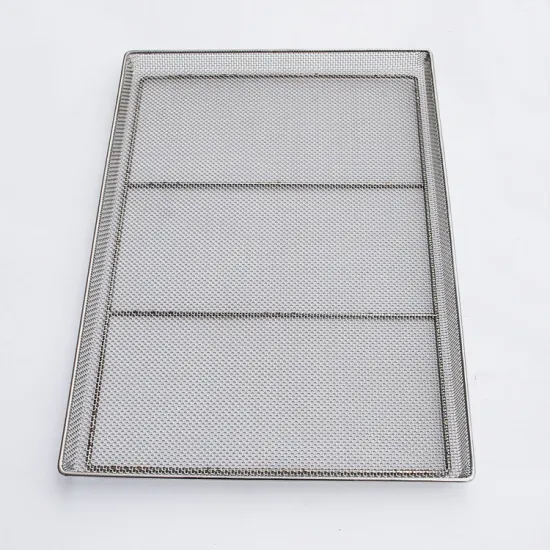 Food Grade Stainless Steel Woven Wire Mesh Screen Tray