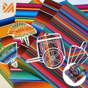 New Product: Cutting Plotter Vinyl Stickers - Permanent PVC Film Sheet with Patterned Design
