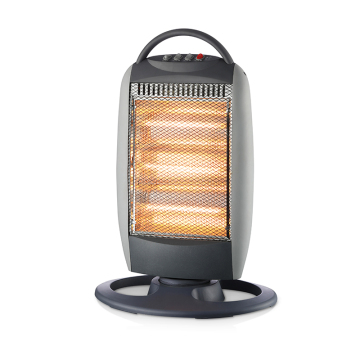 Electric Halogen Infrared Radiant Heater with Wide Angle Oscillation: Efficient Room Heating Solution