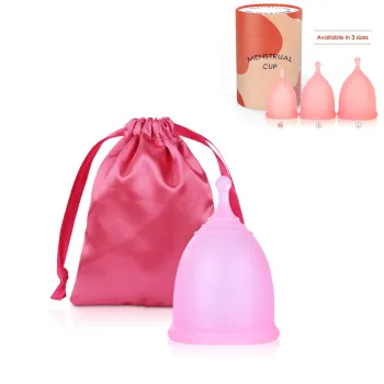 Hot Sale Medical Silicone Menstrual Cup with Sterilizer - 3 Sizes Available: Lunette Menstrual Cup