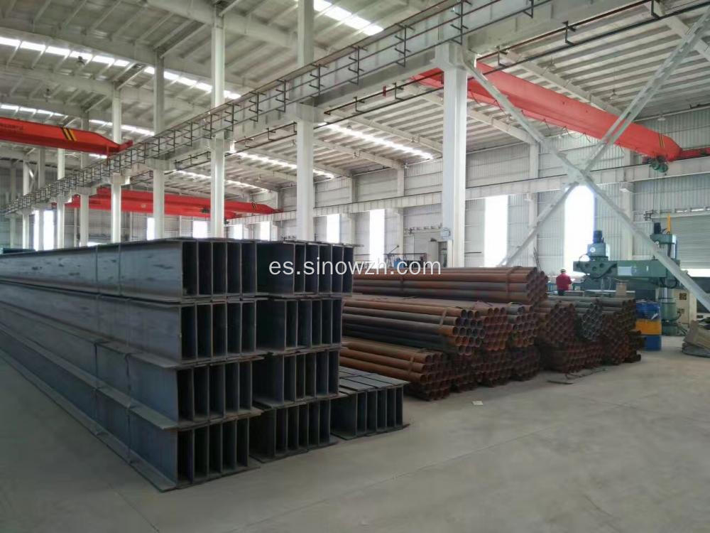 Viga H de acero de construcción estructural laminada en caliente