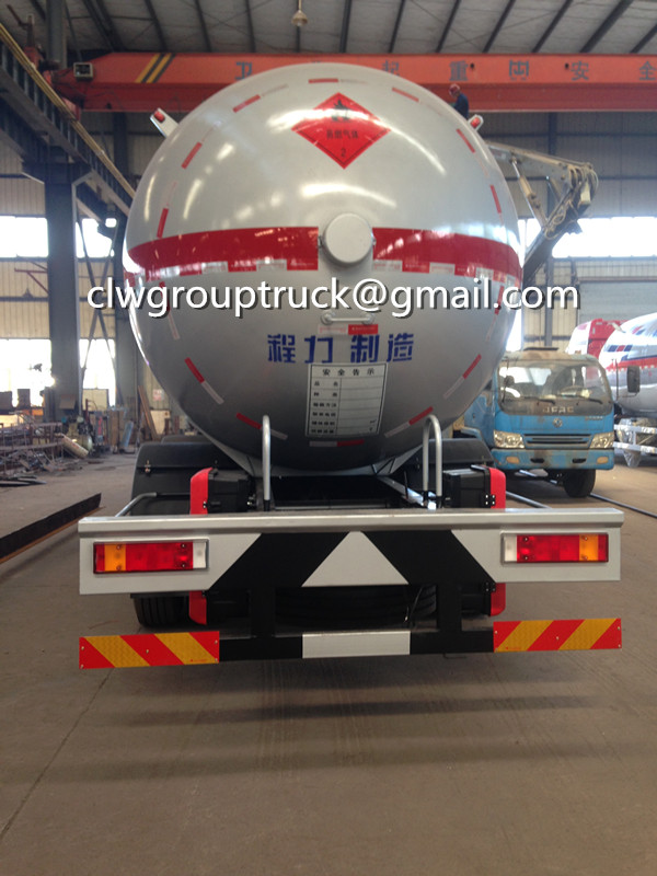 Tri-axle 60CBM LPG Transport نصف مقطورة