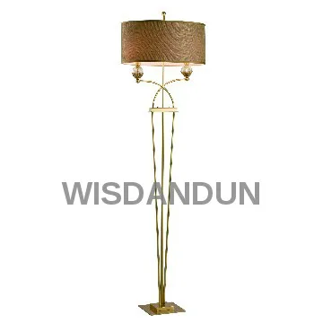 unique golden floor lamp