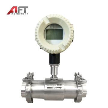 Stainless Steel IP65 DN25 Triclamp Turbine Flow Meter Manufacturer Supplier