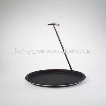Best sale ABS hotel serving tray made of ABS with handle various shape and design color,OEM orders are welcome