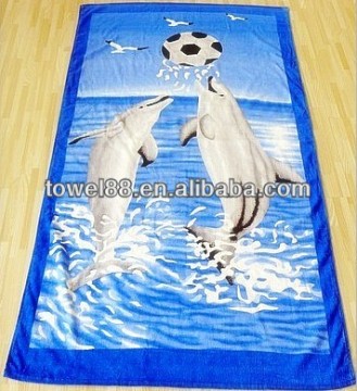 100 percent cotton reactive printing beach towels