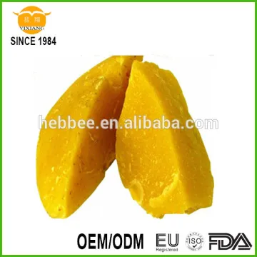 Natural yellow pure/crude beeswax