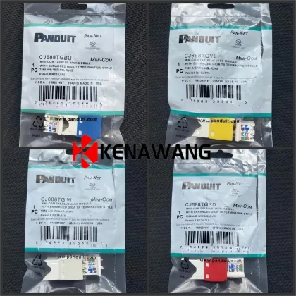 Panduit Cat6 Cat6e Keystone Jack CJ688TGRD