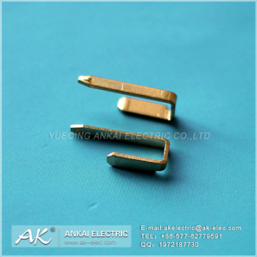press-button metal contact bridge