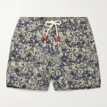 Aangepaste heren zwembroek aangepaste designer badmode shorts strandkleding strandkleding hoge taille bloemen bedrukte strand shorts voor mannen