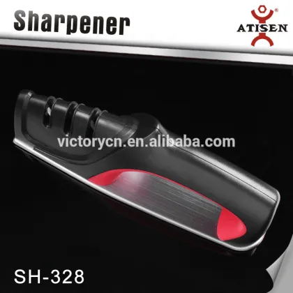 stainless steel holder with 3 Stage Knife Sharpener