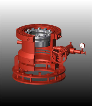 API oil drilling machine oil field single stage 35MPA casing head