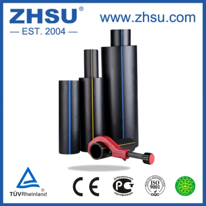 ZHSU brand 225mm hdpe gas pipe