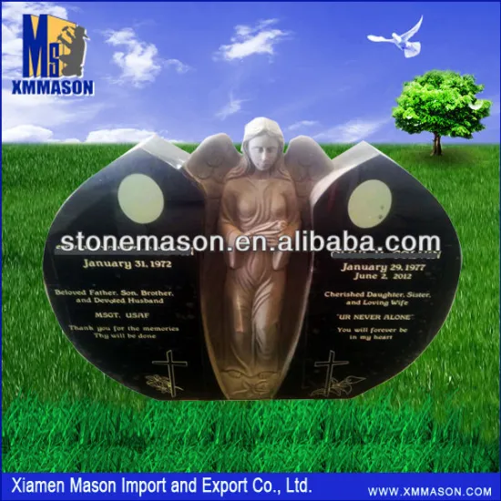 Typical UK style bronze tombstone