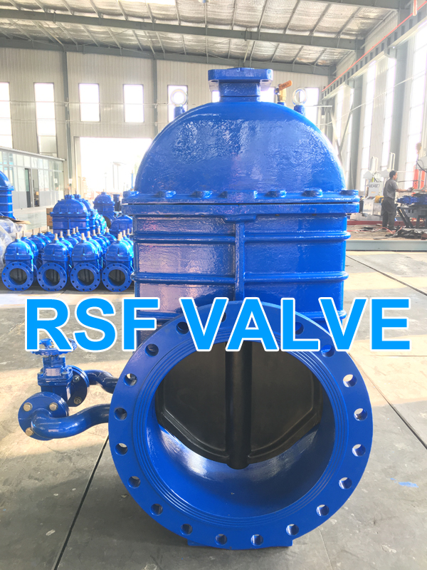 Resilient Seat Gate Valve Dn600 Pn16 With By Pass Valve Gost 55510 Tpye B Mounting Flange For Ea 2 Suzhou Rsf Valve Jpg